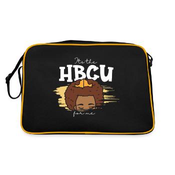 Hbcu Clothing Historic Black College - Sac Retro - noir/or - Dos