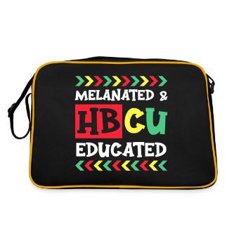 Hbcu Clothing Historic Black College - Sac Retro - noir/or - Dos