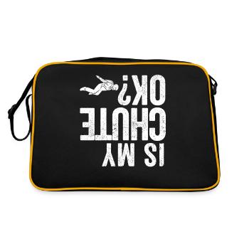 Drôle de saut en parachute de base jumpers Parachute Jump est - Sac Retro - noir/or - Dos