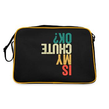 Mon parachute est-il correct Parachute amusant - Sac Retro - noir/or - Dos