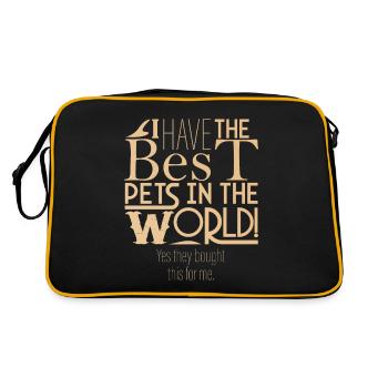 Yes, my pets bought this - Retro Bag - black/gold - Back