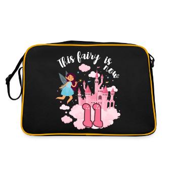 Cette fée est maintenant 11 Magic Castle 11. - Sac Retro - noir/or - Dos
