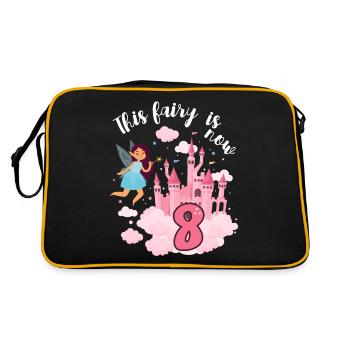 Cette fée est maintenant 8 Magic Castle 8. - Sac Retro - noir/or - Dos