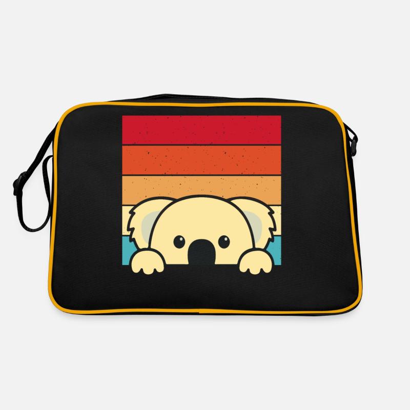 Koalas are impressive - Retro Bag - black/gold