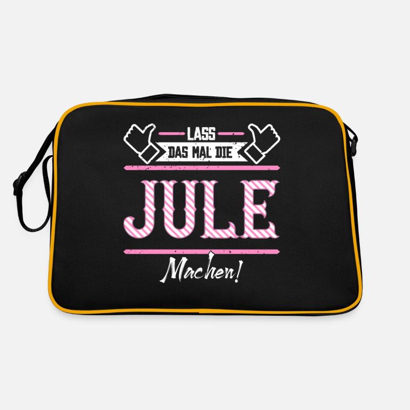 Jule Geschenkidee Geschenk Geburtstag Retro Tasche