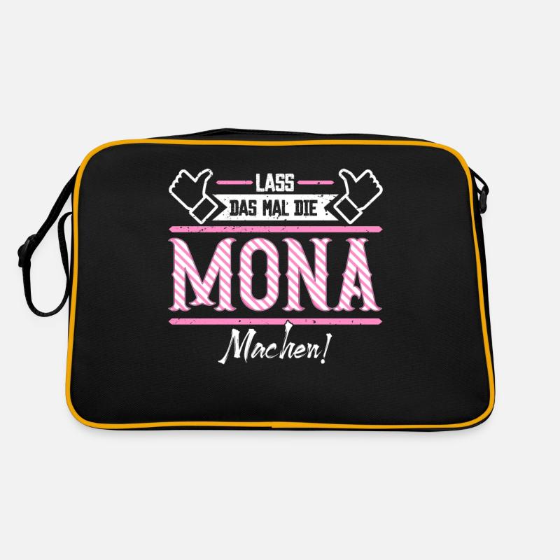 Mona Geschenkidee Geschenk Geburtstag Retro Tasche