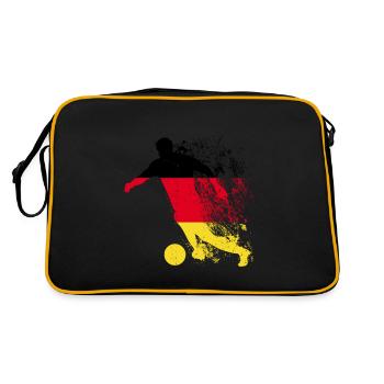 de l’équipe d’Allemagne - Sac Retro - noir/or - Dos