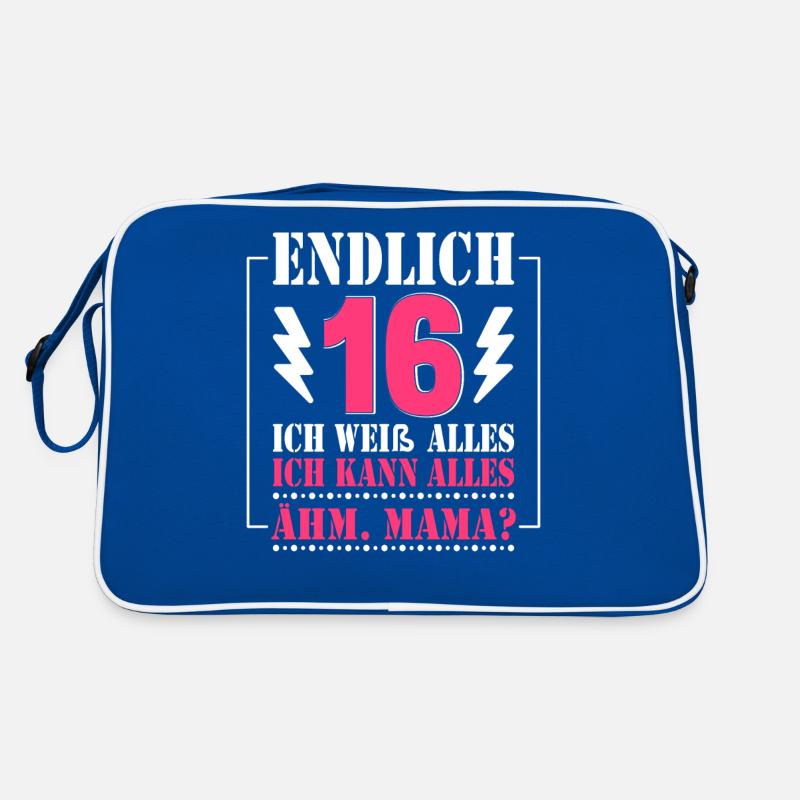 Endlich 16 Retro Tasche