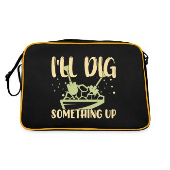 Gold Panning Gold Panning Gold Prospectors Gold Diggers - Retro Bag - black/gold - Back