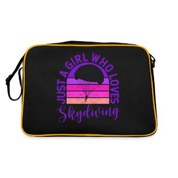 Juste une fille qui aime parachutisme Lover Parachute - Sac Retro - noir/or - Dos