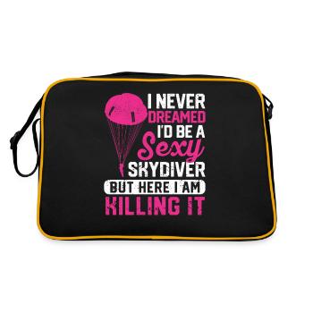 Je n’ai jamais rêvé d’un parachute sexy - Sac Retro - noir/or - Dos