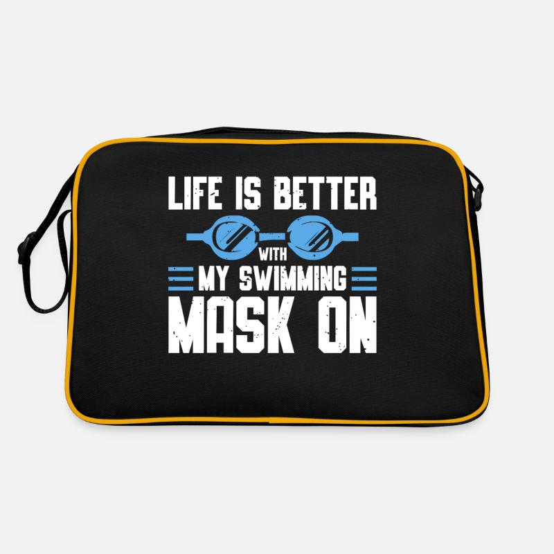 Schimmer Schwimmen Life Is Better With My Retro Bag
