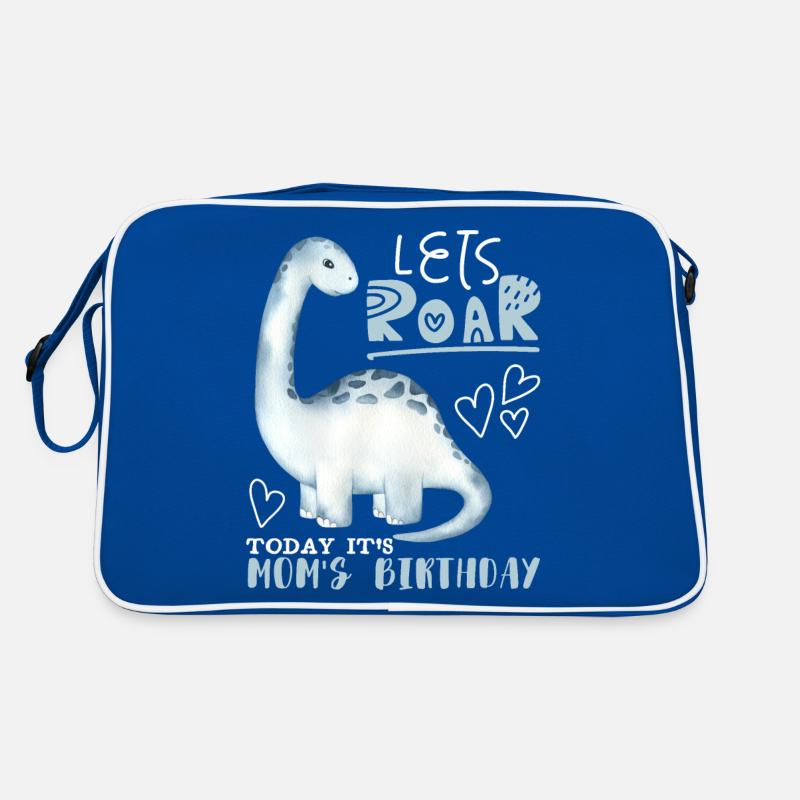 Dinosaure Mama-Mère, Joyeux anniversaire Sac Retro