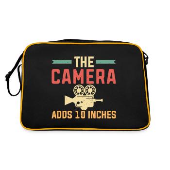 The camera adds 10 inches Film - Retro Bag - black/gold - Back