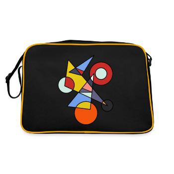 Modern art - Retro Bag - black/gold - Back