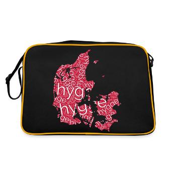 Danemark hygge - Sac Retro - noir/or - Dos
