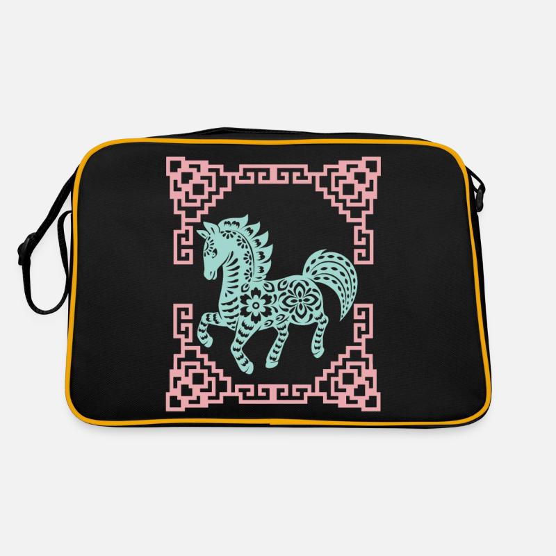 Année du Cheval, horoscope chinois Chine Sac Retro