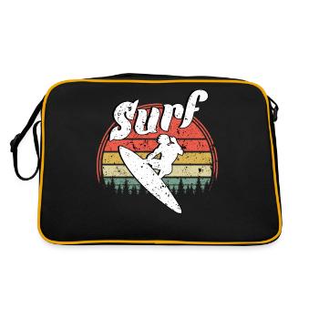 Surfing - Sac Retro - noir/or - Dos