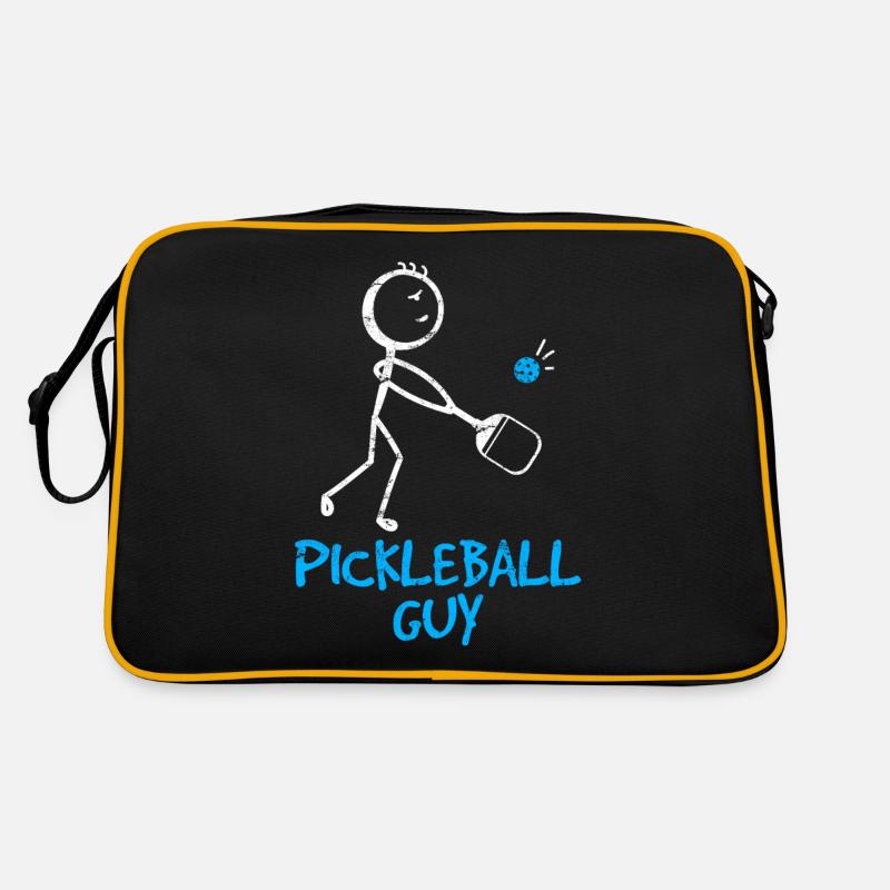 Drôle Pickleball Design Hommes Garçons Guy Pickleball Pl Sac Retro