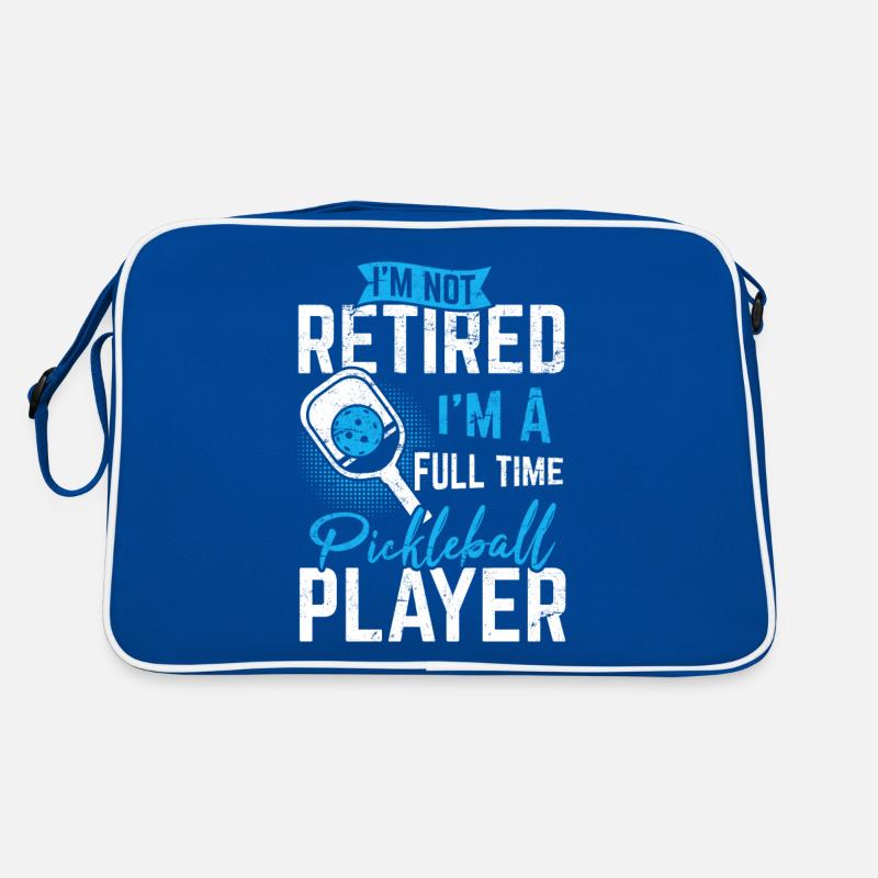 Pickleball Lover Funny Full Time Pickleball Player Retro Tasche