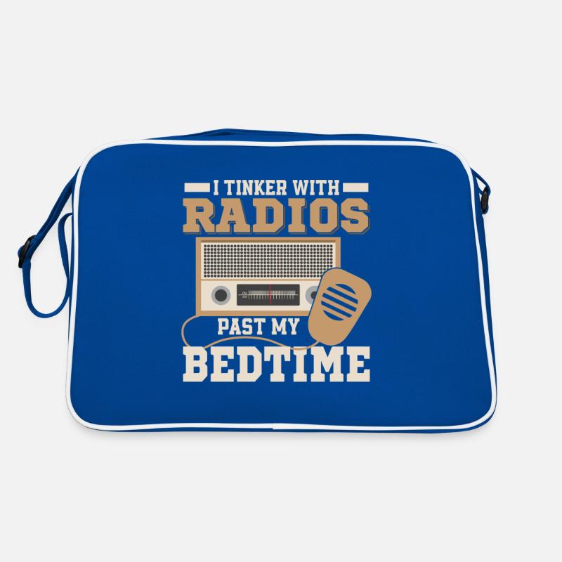 I Tinker With Radios Past My Bedtime Operator Ama Retro Tasche