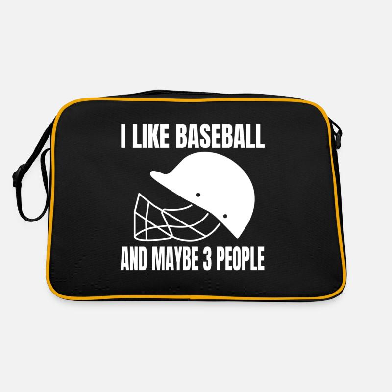 Baseball Geschenk Baseballliebhaber Baseballspiel Retro Tasche