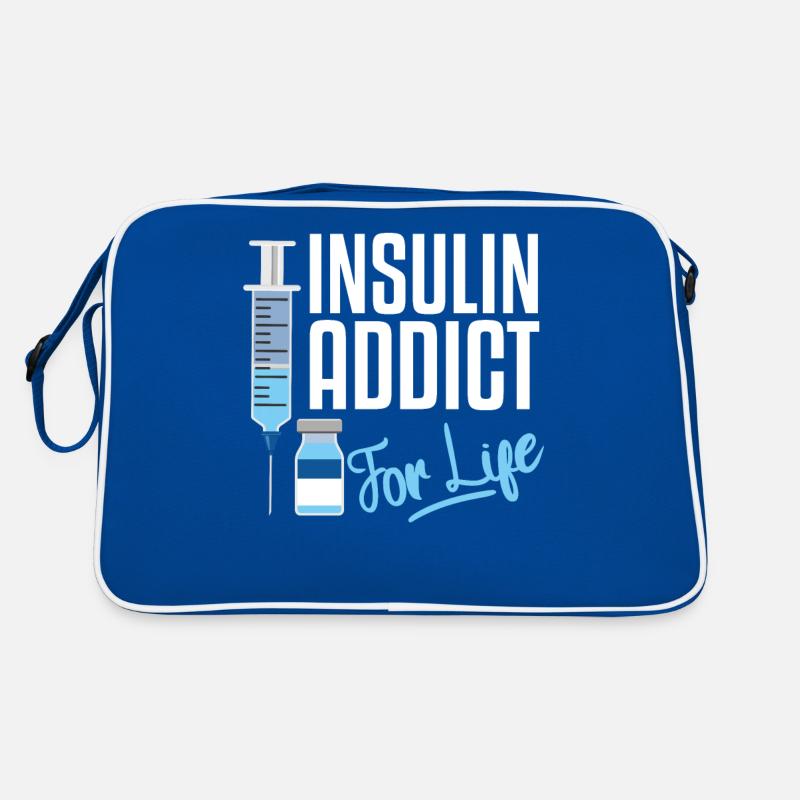 Insulin Addict For Life Retro Bag