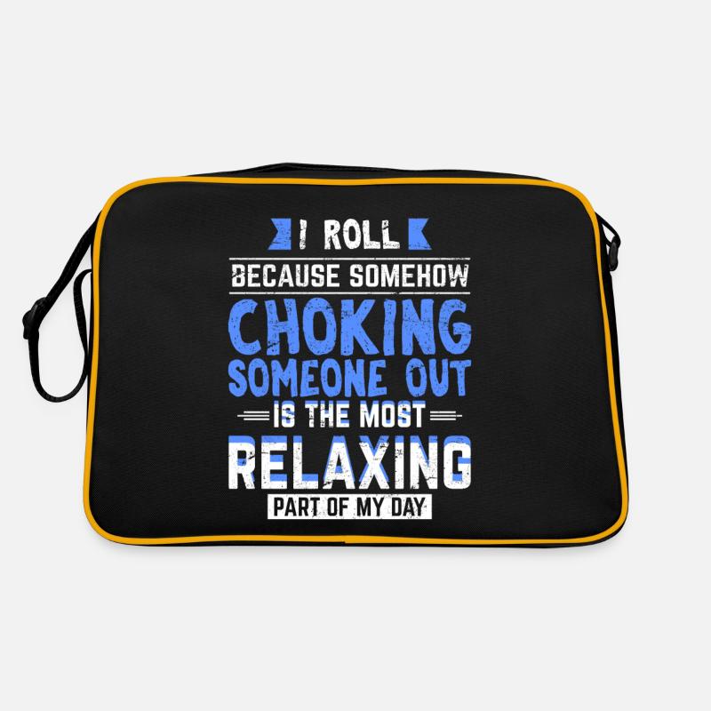 Jiu Jitsu Drôle Jiu-Jitsu BJJ Education Grappling Sac Retro