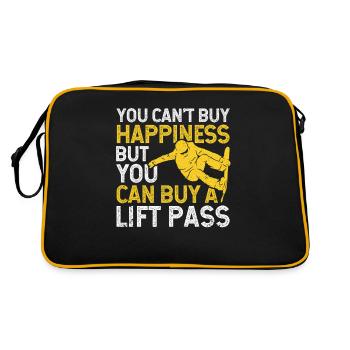Boarder: You can't buy happiness, but you can buy a - Retro Bag - black/gold - Back
