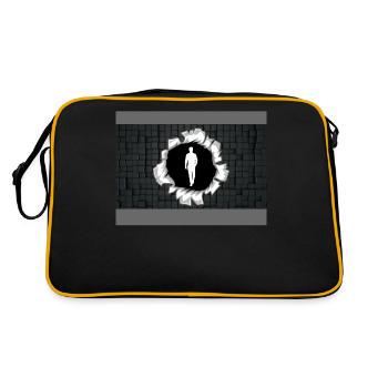 Struggle and Strength - Retro Bag - black/gold - Back