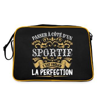 Le Meilleur Sportif | Sportif à la perfection - Sac Retro - noir/or - Dos