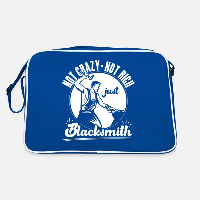 Pas fou Pas riche Juste une idée cadeau de forgeron Sac Retro