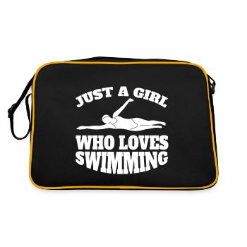 Nageur Club de natation Femme Nageuses Natation - Sac Retro - noir/or - Dos