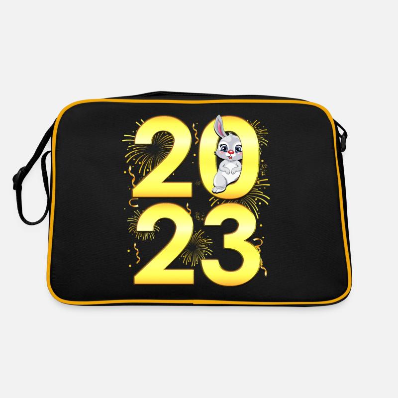 Fête du Nouvel An 2023 - Compte à rebours pour 2023 Sac Retro
