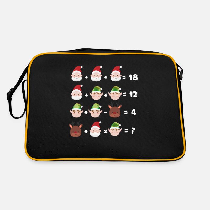 Ordre des opérations de Noël Noël Professeur de mathématiques Ch Sac Retro