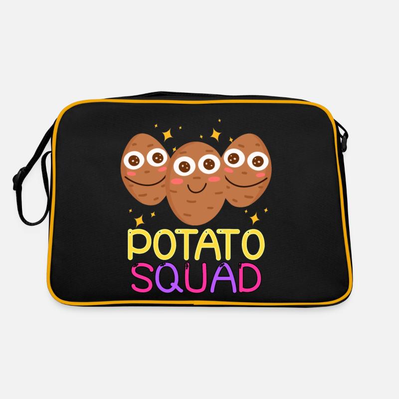 Équipe de pommes de terre Équipe de pommes de terre végétariennes cool Sac Retro