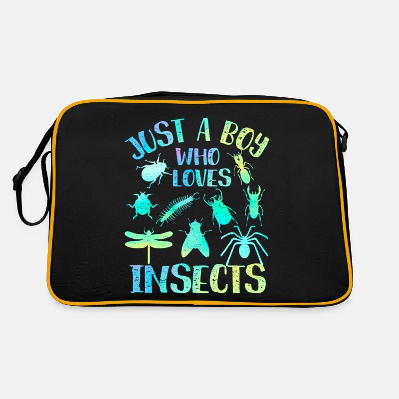 Just a boy who loves insects Retro Bag