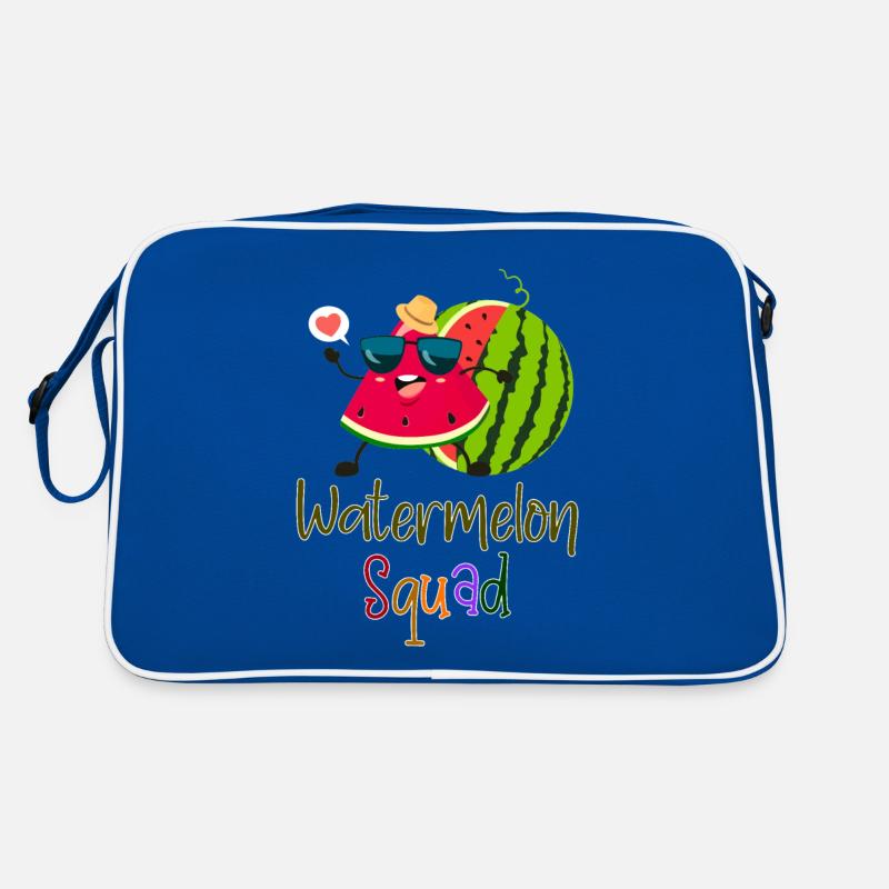Watermelon Squad Slice Melon Summer Vacation Fruit Retro Bag