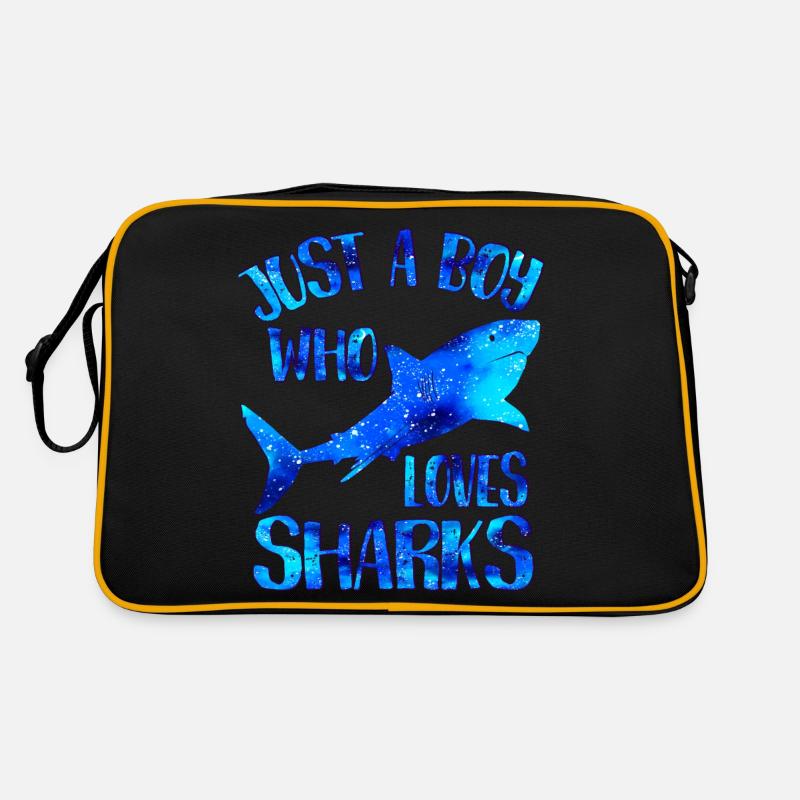 Juste un garçon qui aime les requins Sac Retro