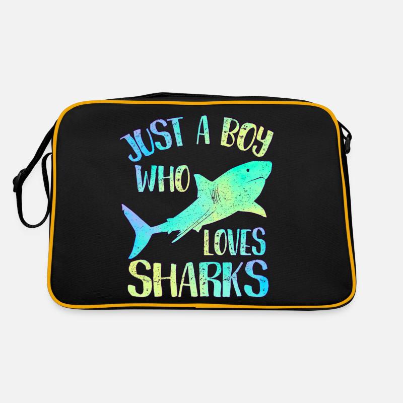 Juste un garçon qui aime les requins Sac Retro