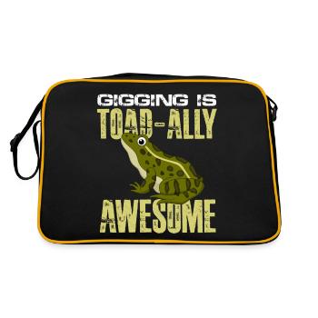 gigging est crapaud allié génial Design pour un sexe - Sac Retro - noir/or - Dos