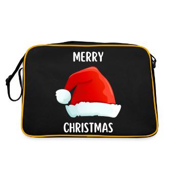 Joyeux Noël Drôle de Chemise de Noël - Sac Retro - noir/or - Dos