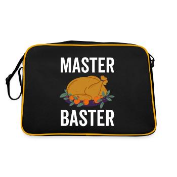 Maître Baster - Sac Retro - noir/or - Dos