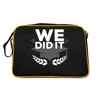We Did It Graduation - Retro Bag - black/gold - Back