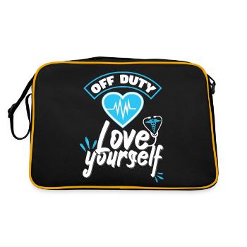 Off Duty Love Yourself - Retro Bag - black/gold - Back