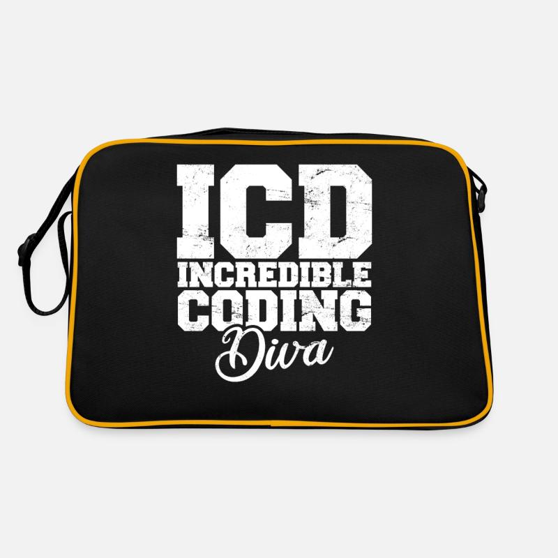 Codeur médical drôle Facturation Incroyable diva du codage Sac Retro