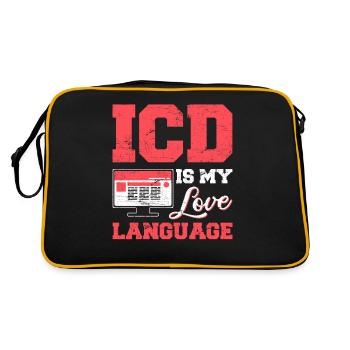 Drôle de codeur médical ICD Medical Coding Medical Bil - Sac Retro - noir/or - Dos