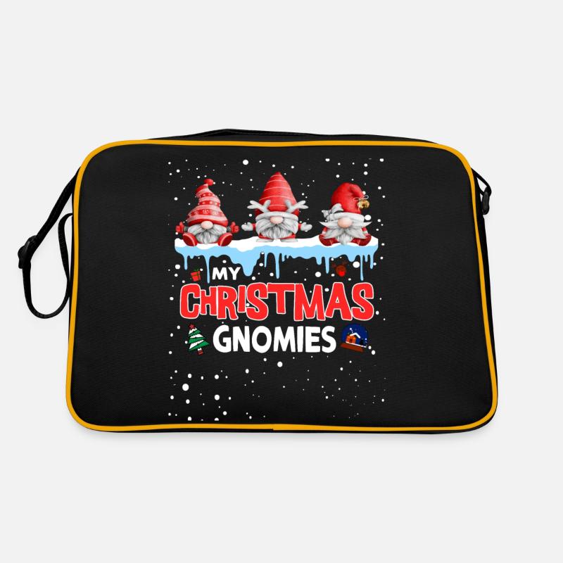 Mes Gnomies de Noël - Sac Retro - noir/or