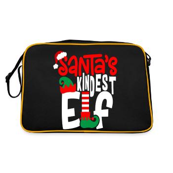 Santa 's Child Elf - Retro Bag - black/gold - Back