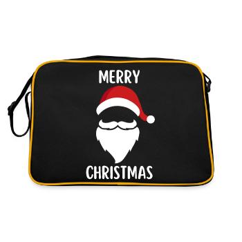 Joyeux Noël Drôle de Chemise de Noël - Sac Retro - noir/or - Dos